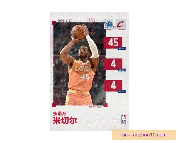 米切尔关键时刻接管比赛骑士主场力克灰熊豪取连胜稳固东部排名再